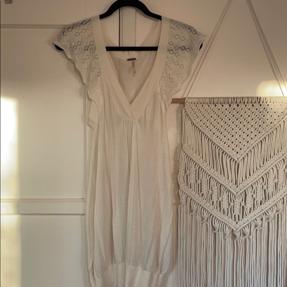 Free people crochet tunic